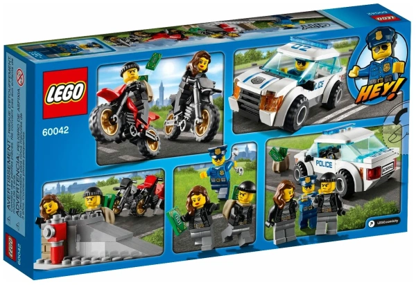 Конструктор LEGO City 60042 Полицейская погоня на высокой скорости БУ